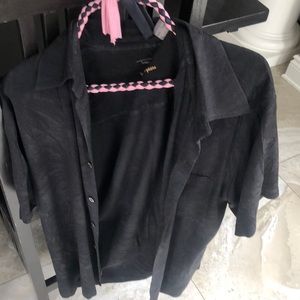 Black Tori Richard button down shirt